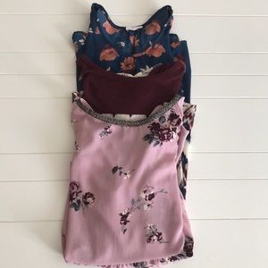 Sienna Sky Teal blouse w/two blouses. Size M